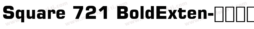 Square 721 BoldExten字体转换